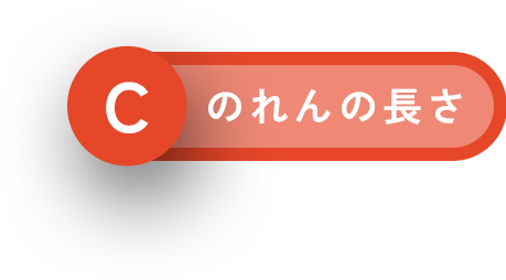 のれんの長さ