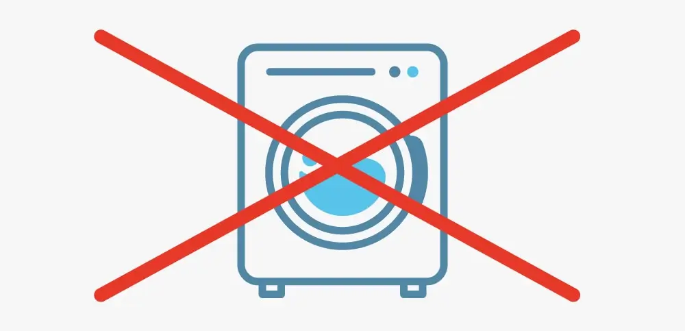 洗濯禁止の画像