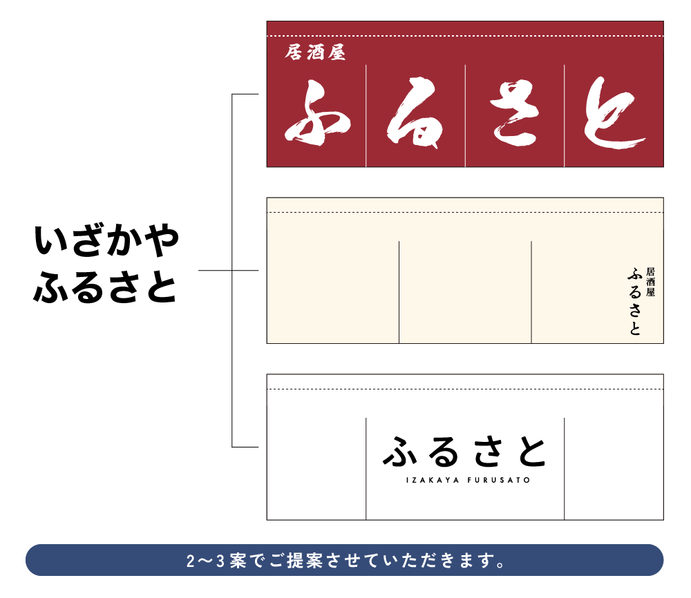 ②文字ベース_シンプルデザインのイメージ画像